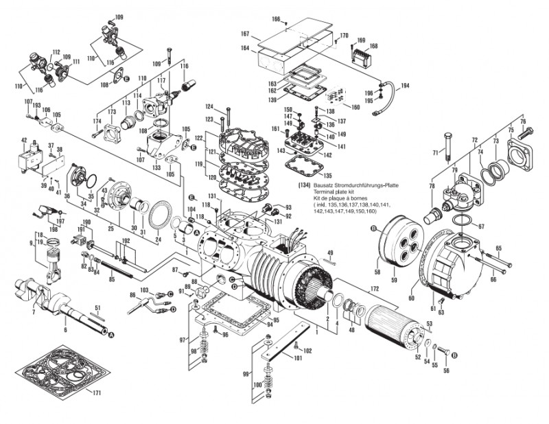 Reparo para compressor bitzer